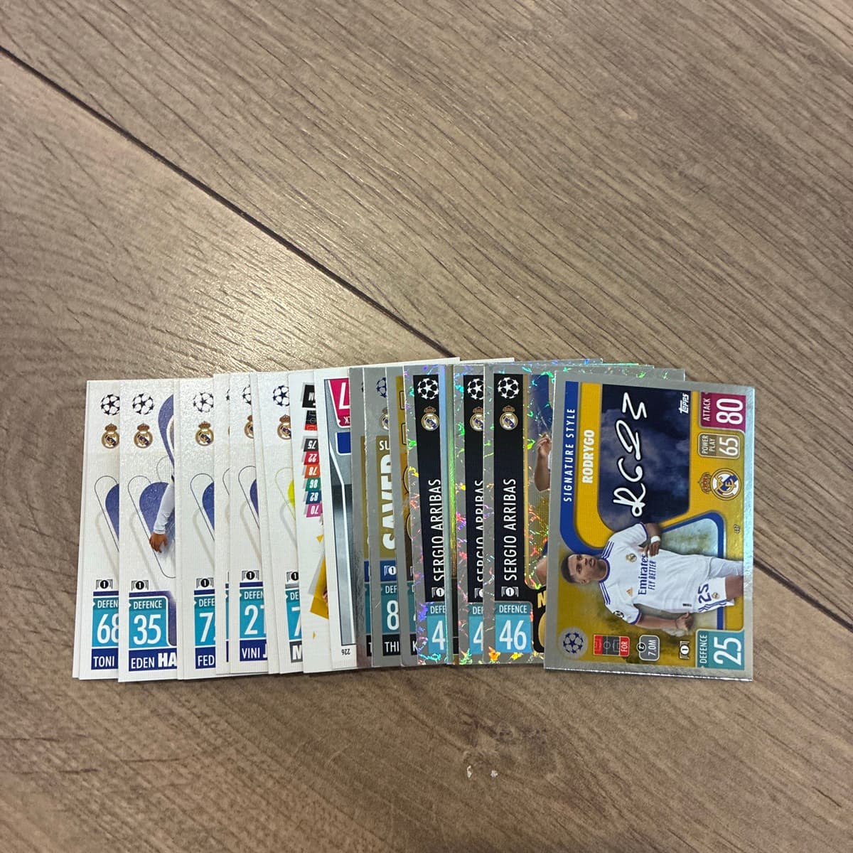 Real madrid Match Attax fótboltaspil