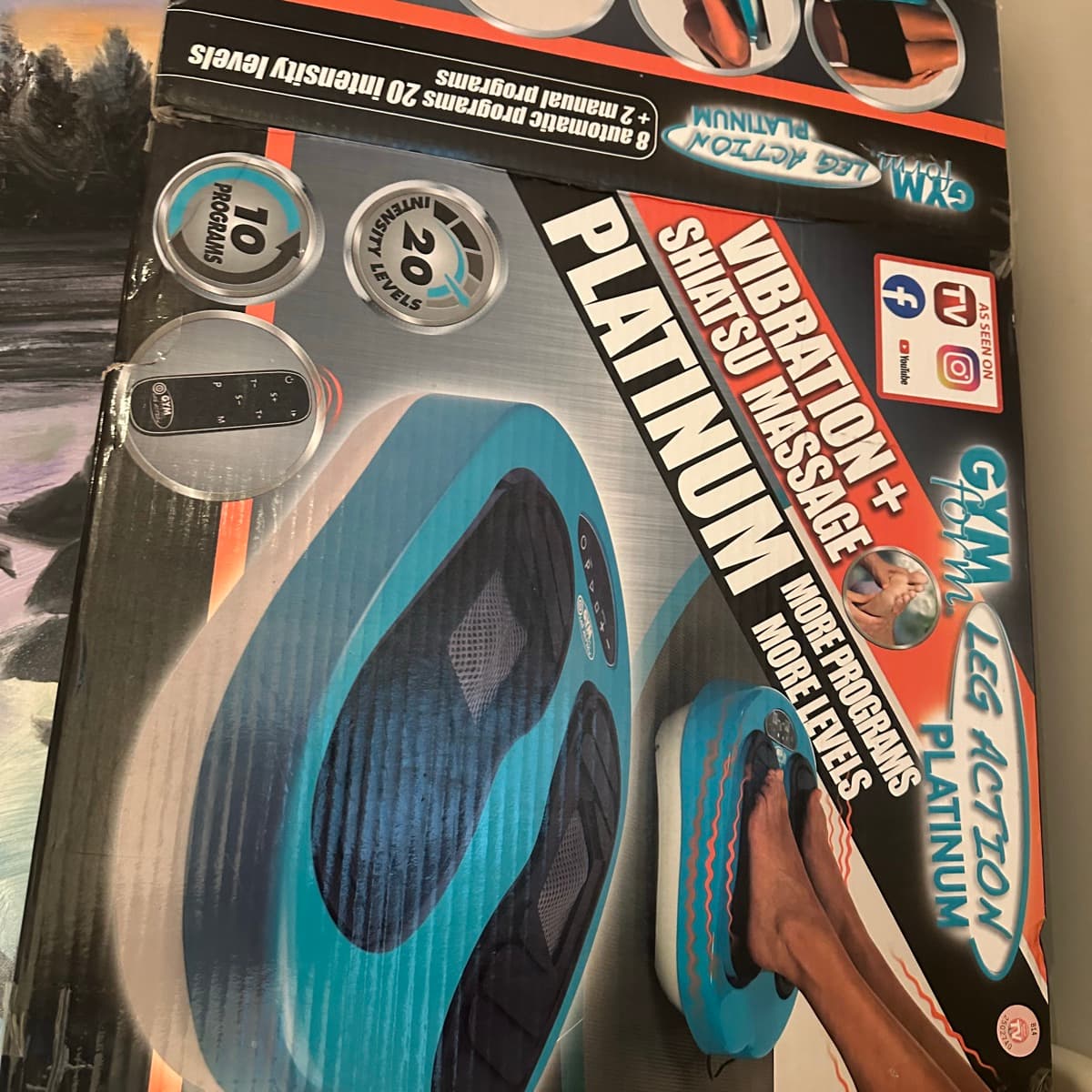 Gymform Leg Action Platinum nuddtæki