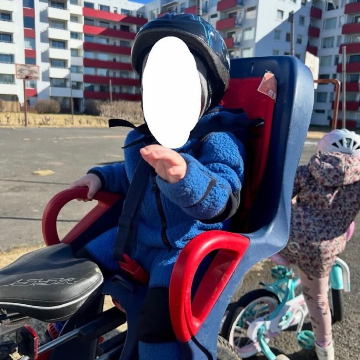 Barnastóll á reiðhjól