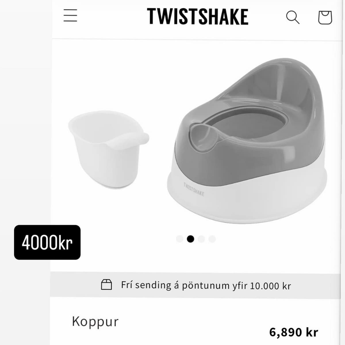 Twistshake barnakoppur