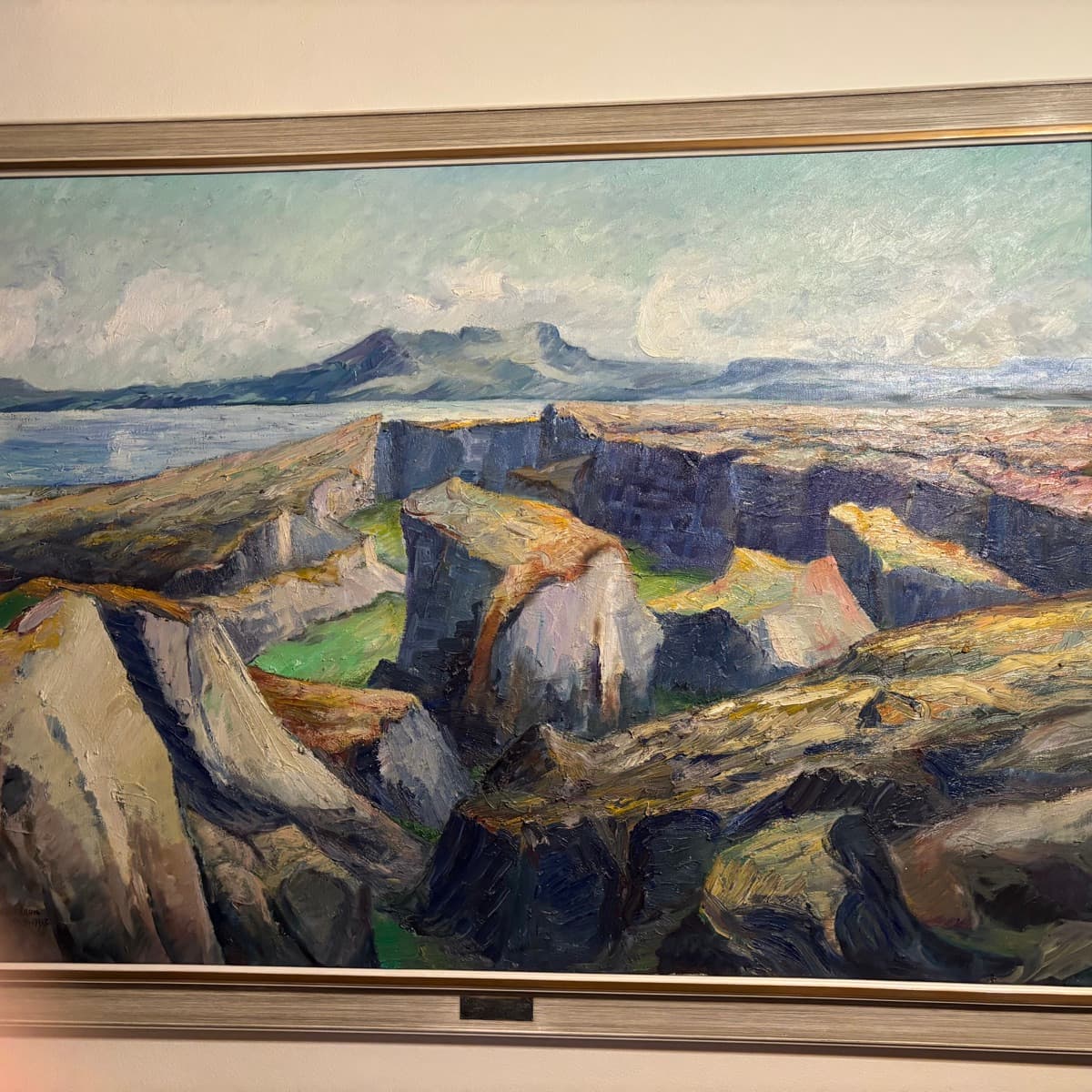 Tilboð óskast í Málverk eftir Svein Þórarinsson