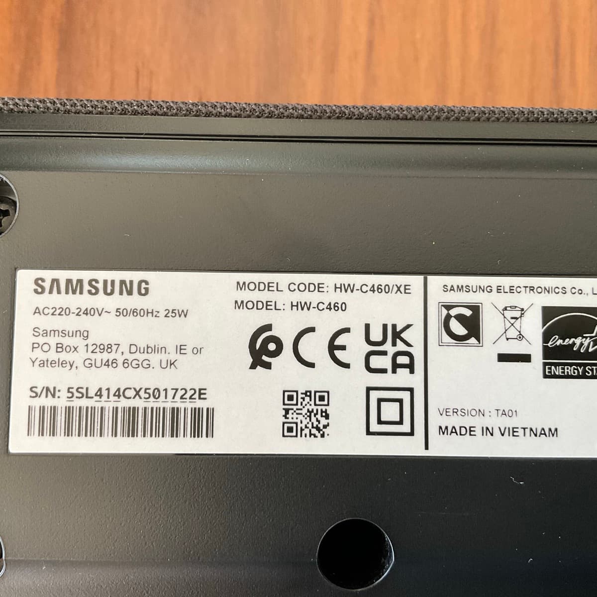 Samsung HW-C460 hljóðstöng og bassabox