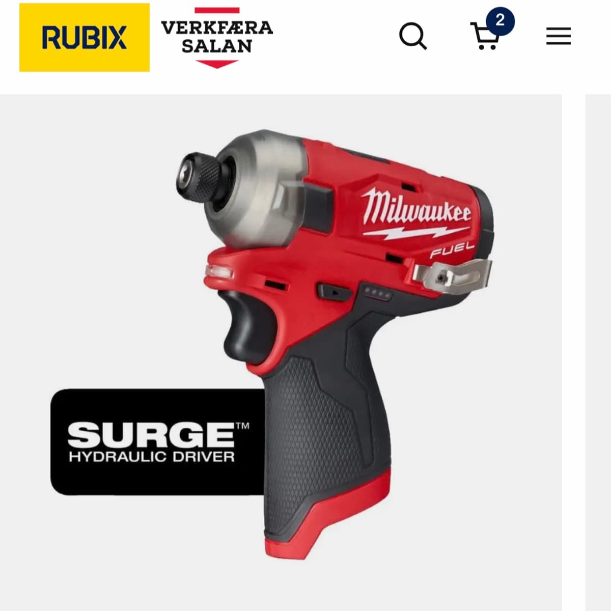 Milwaukee M12 Surge höggskrúfvél