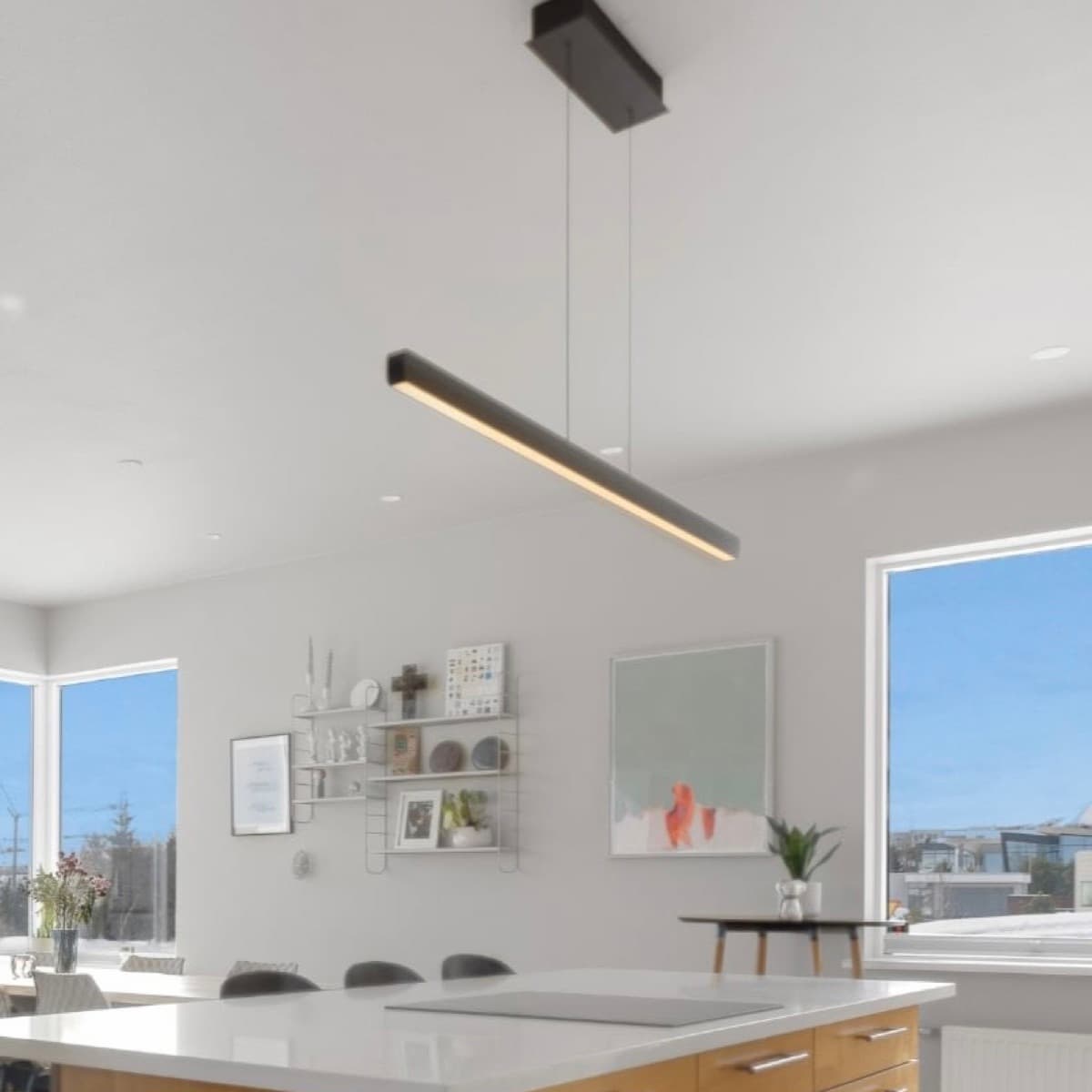 Nýtt Led loftljós úr Pfaff 150x10 cm