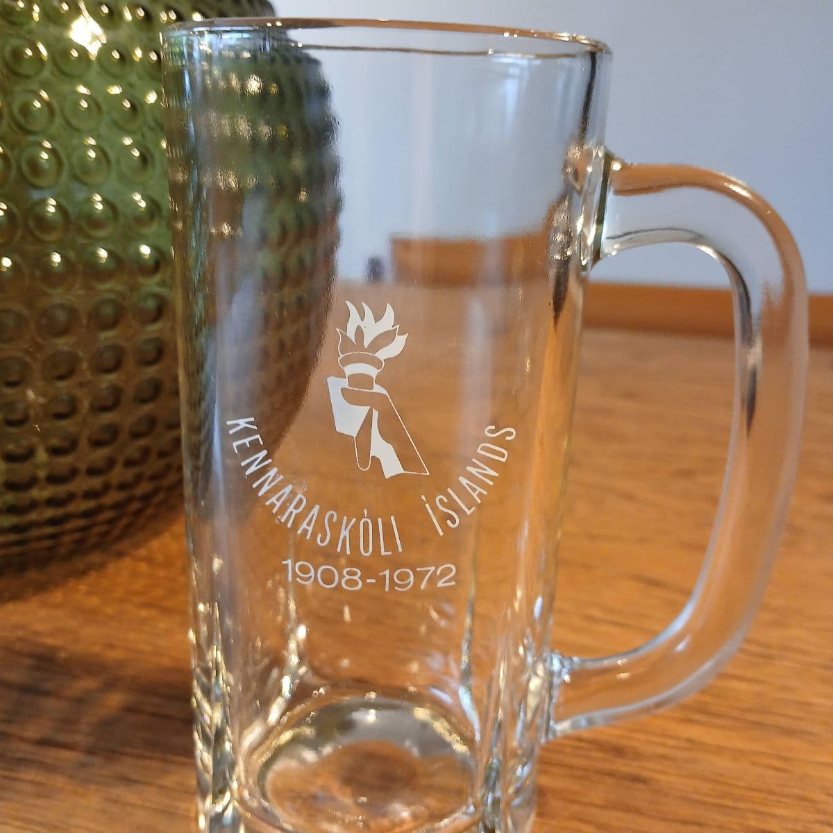Bjórglas Kennaraskóla Íslands