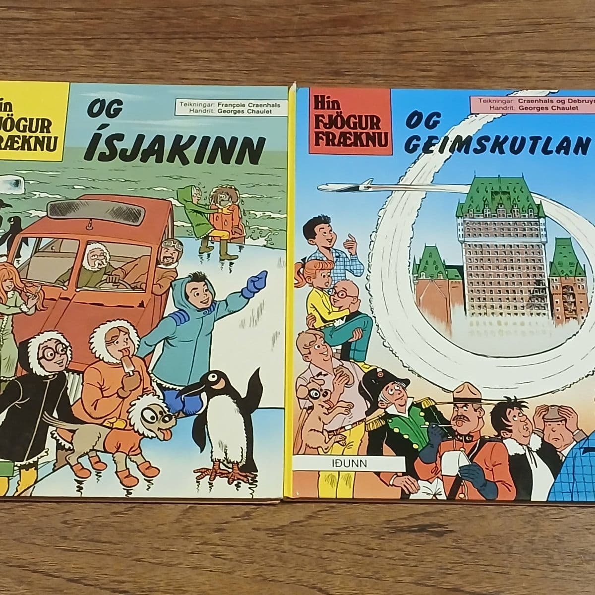 Hin fjögur fræknu bækur