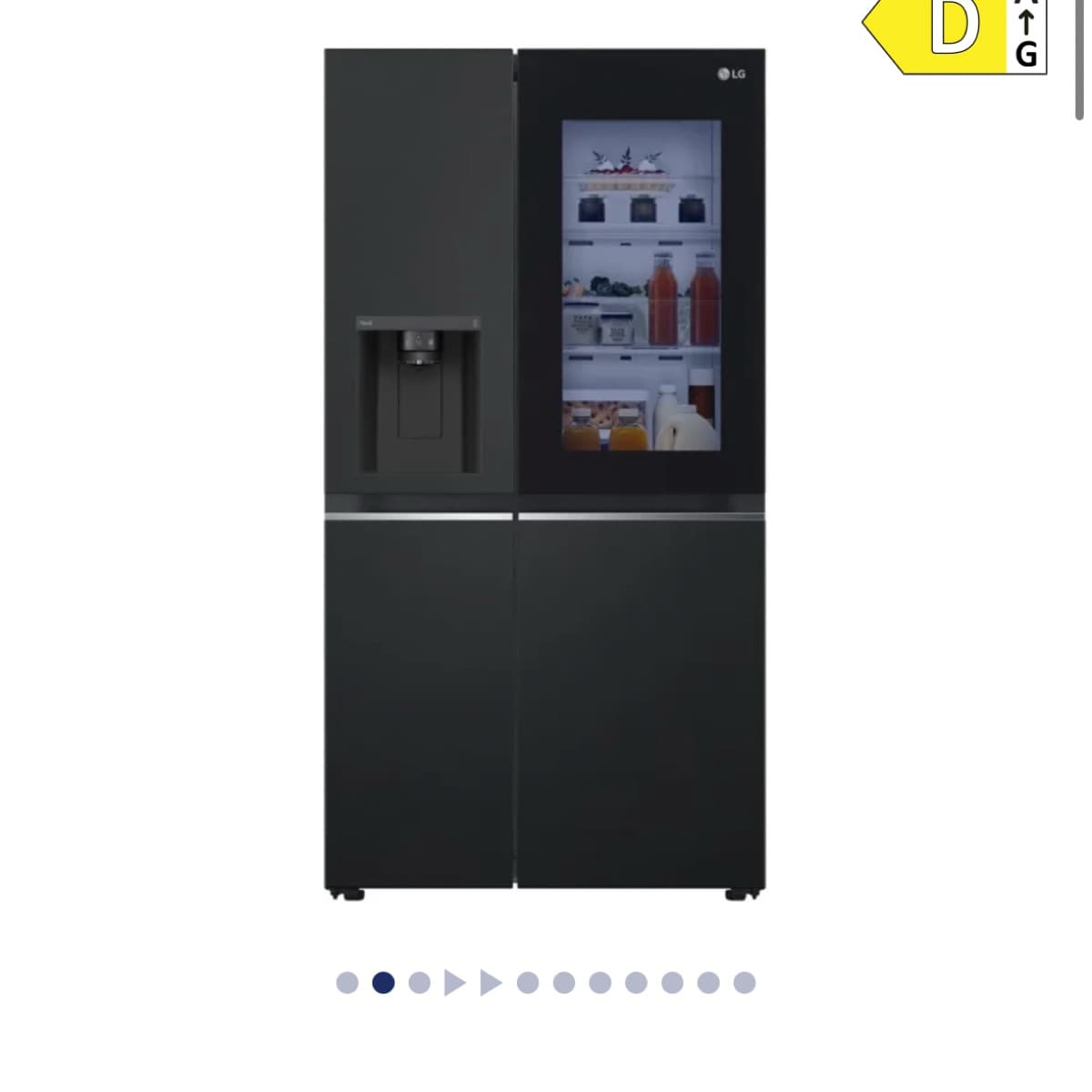 LG InstaView kæliskápur
