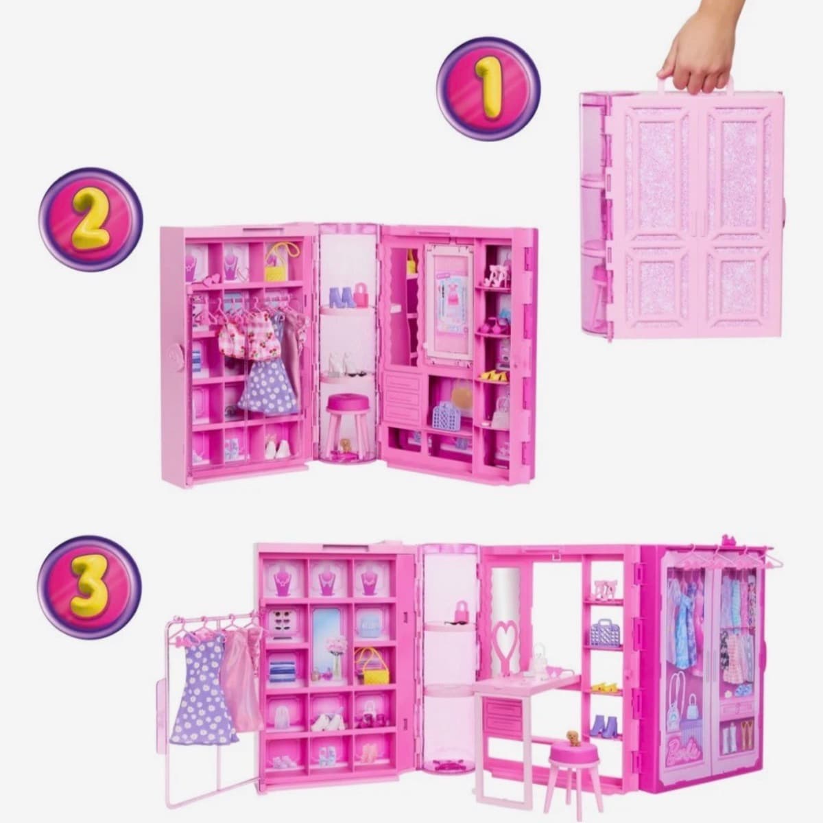 Barbie Dream Closet fataskápur