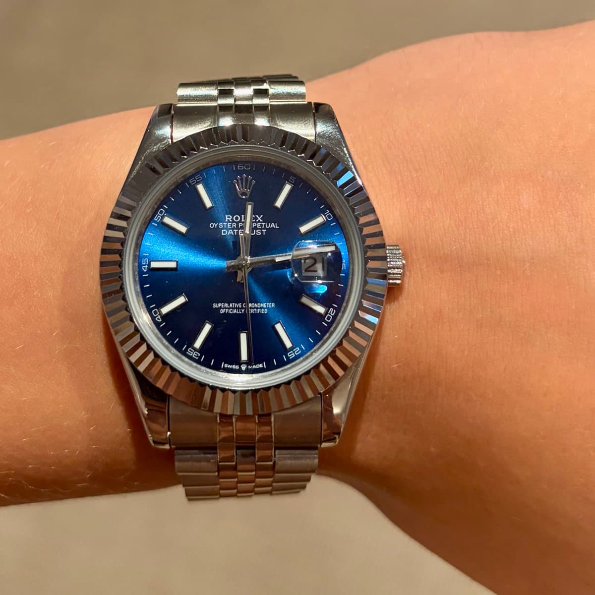 automatic Rolex Datejust eftirlíking automatic