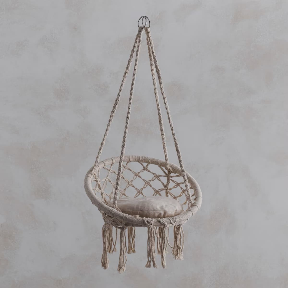 Macramé gæludýra hengistóll