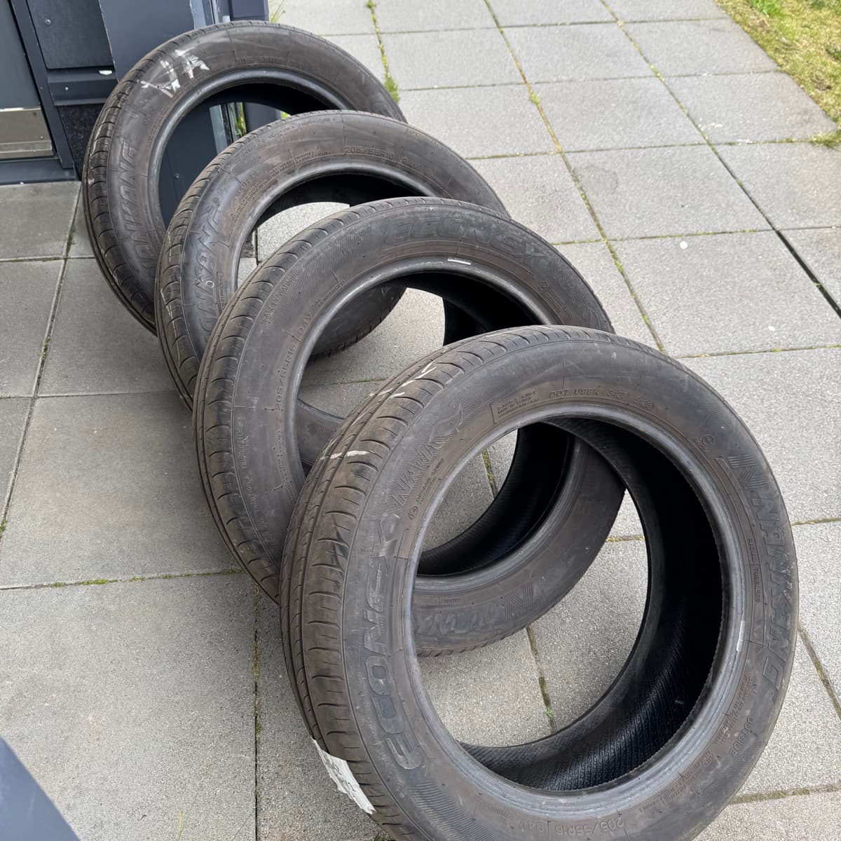 Fjögur dekk 205/55R16