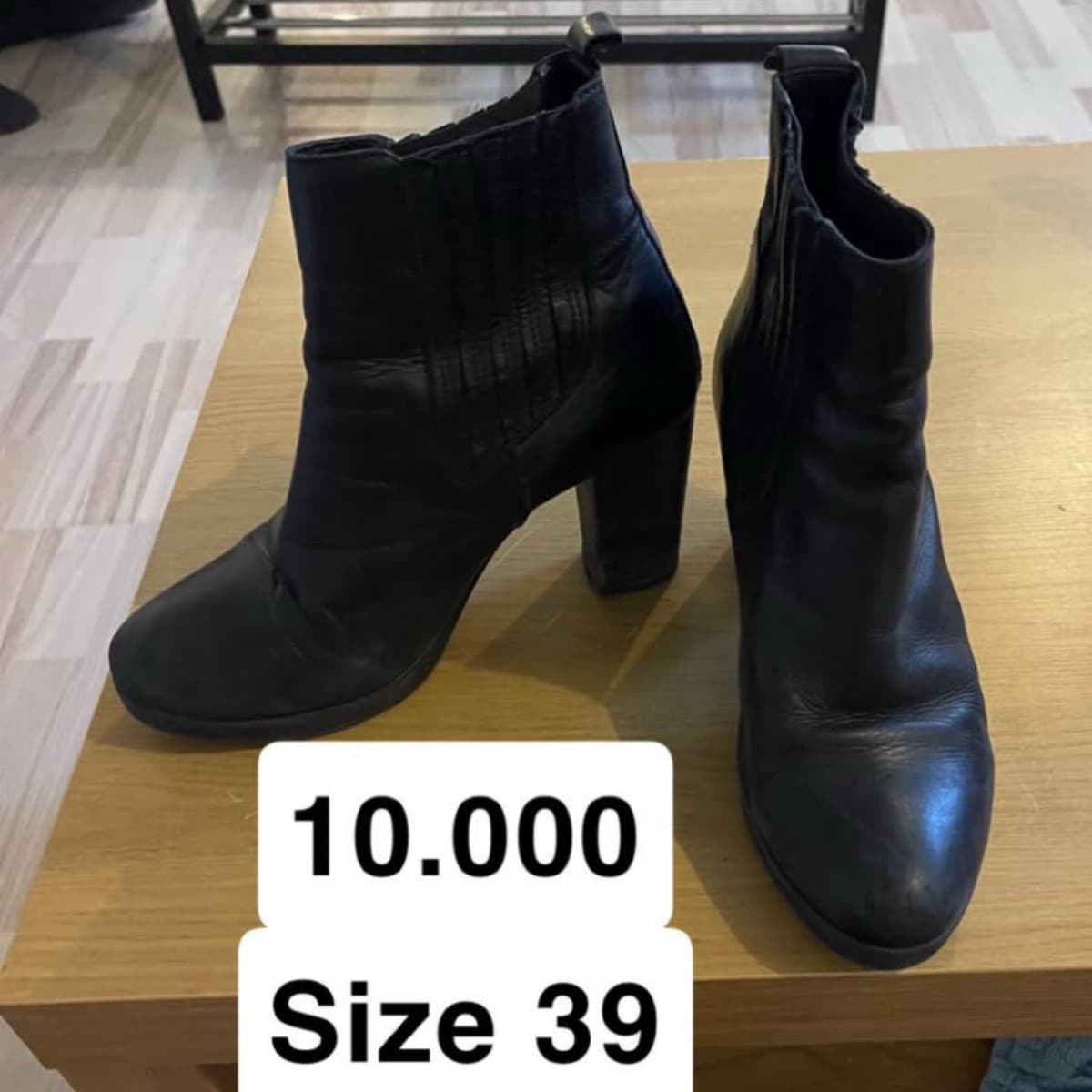 Leðurstígvél