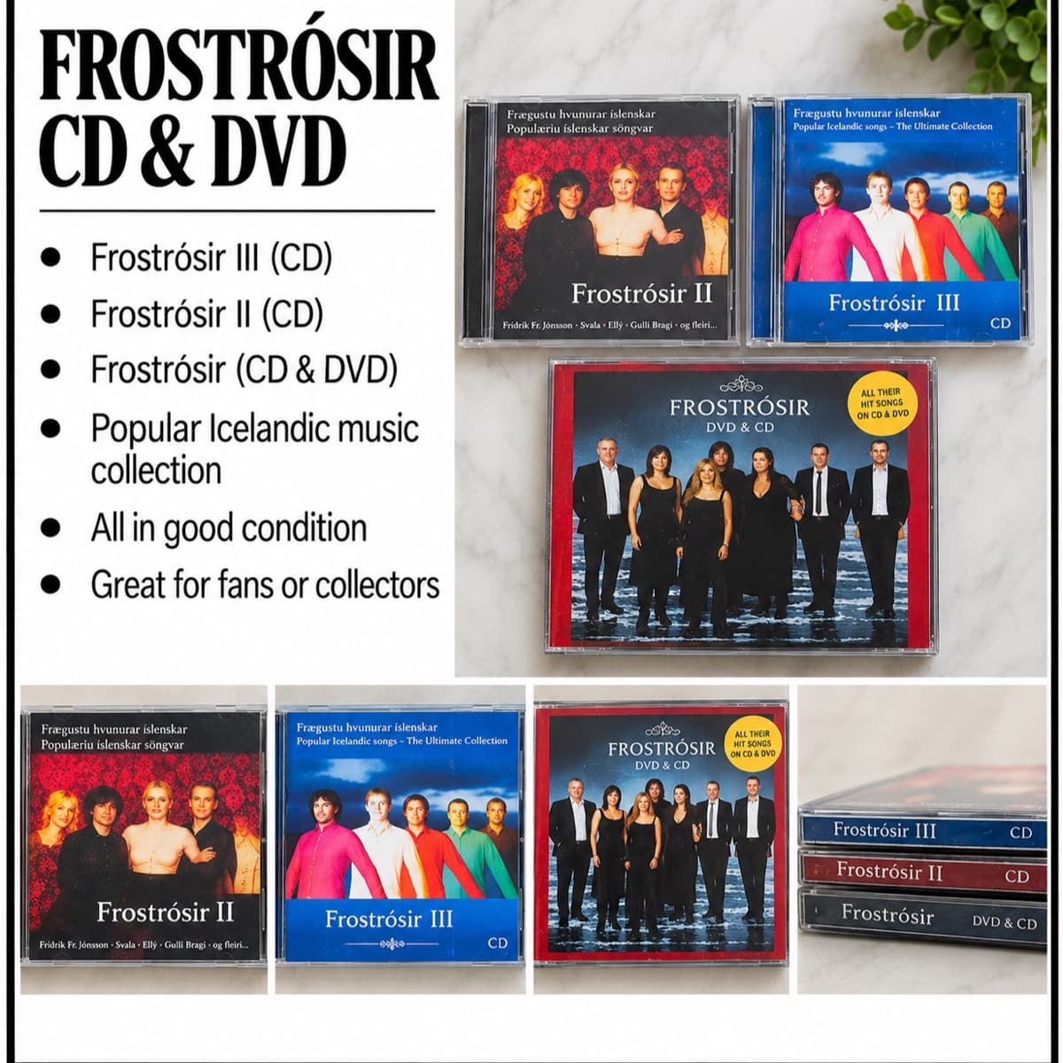 Frostrósir CD og DVD safn