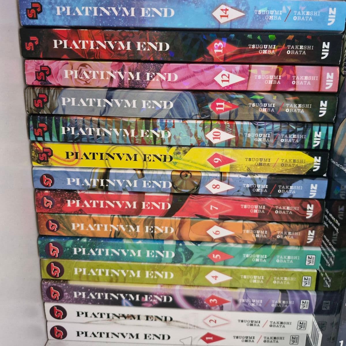 Platinum End manga, bindi 1-14