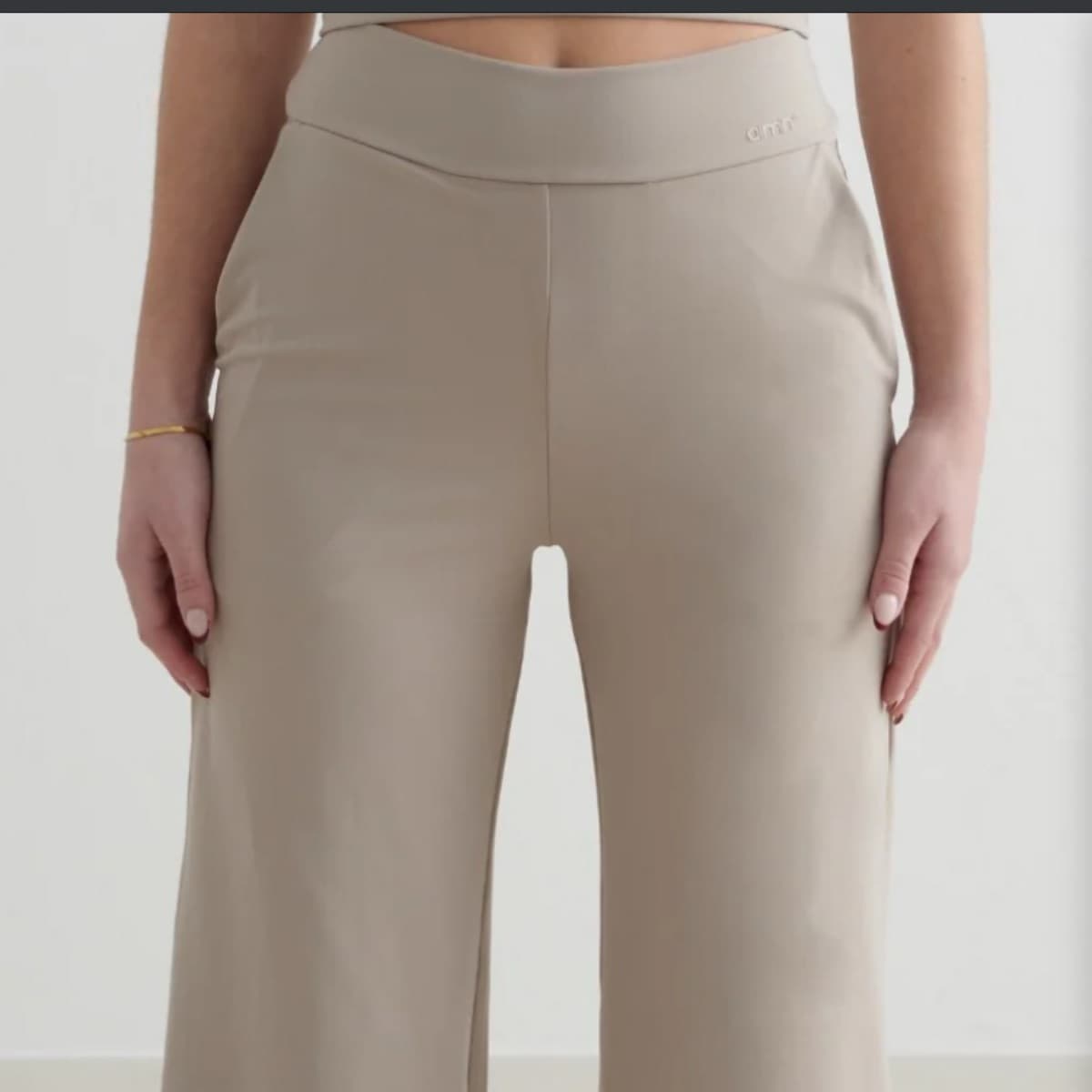 Aimn sense wide pants