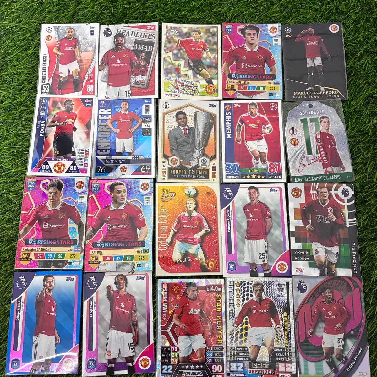 Manchester United fótboltakortasafn
