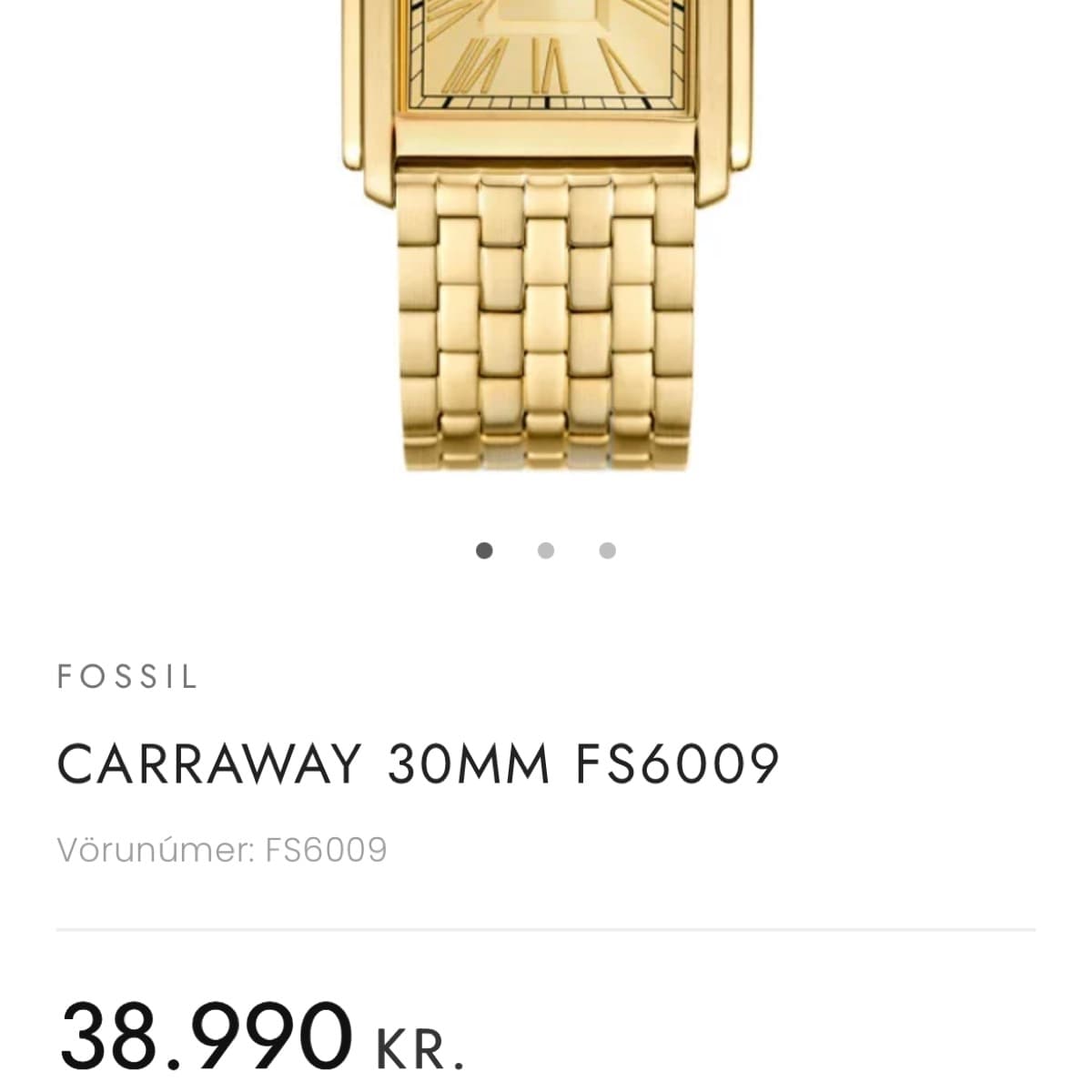 Fossil Carraway úr 30mm