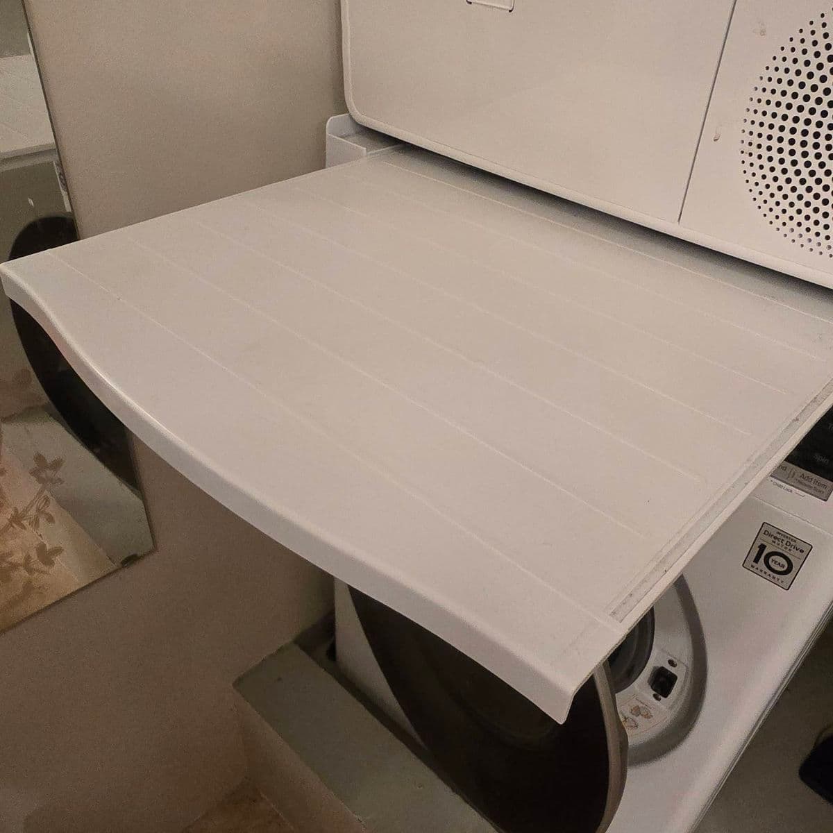 LG þvottavél og Hisense þurrkari