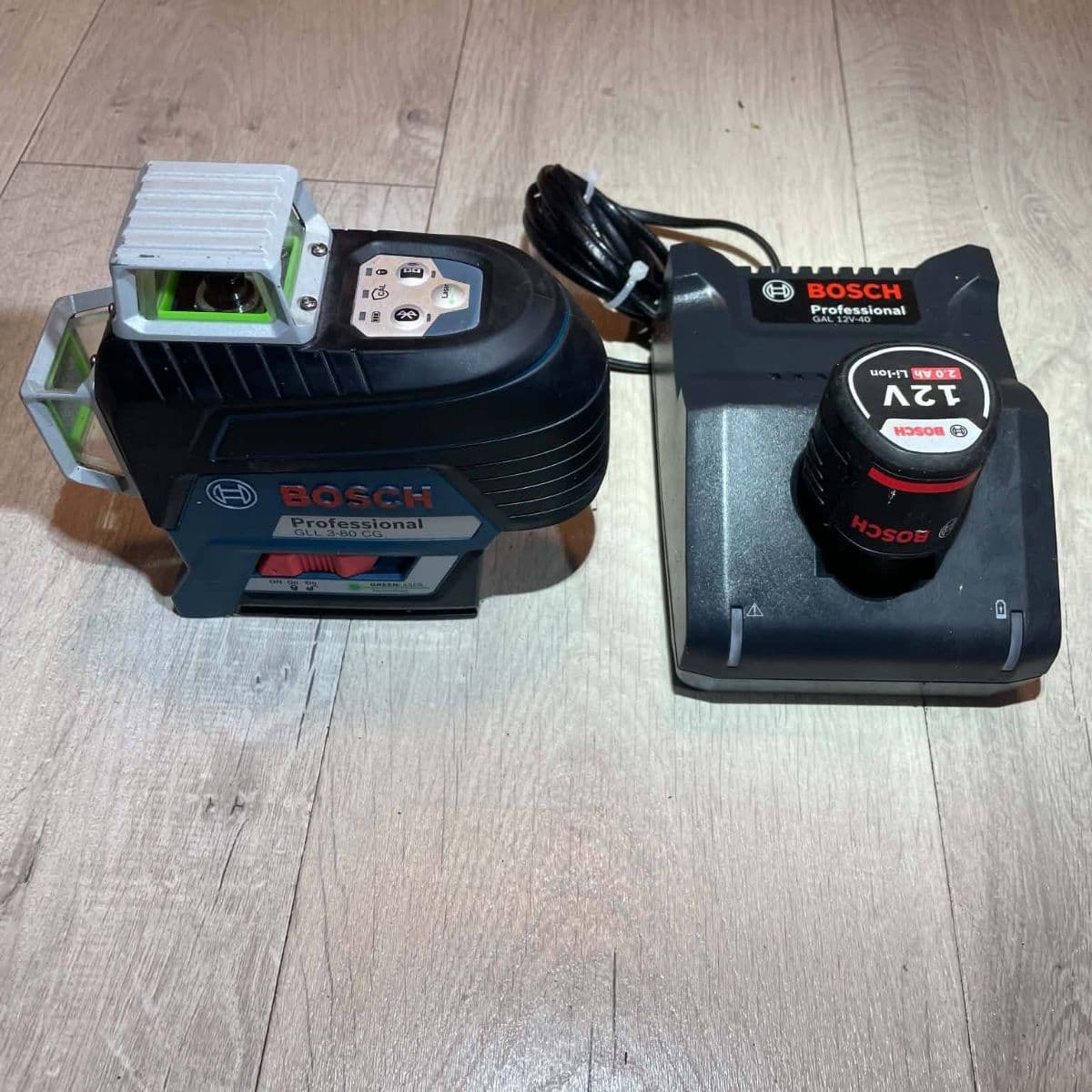 Bosch Professional GLL 3-80 CG 3ja línu laser