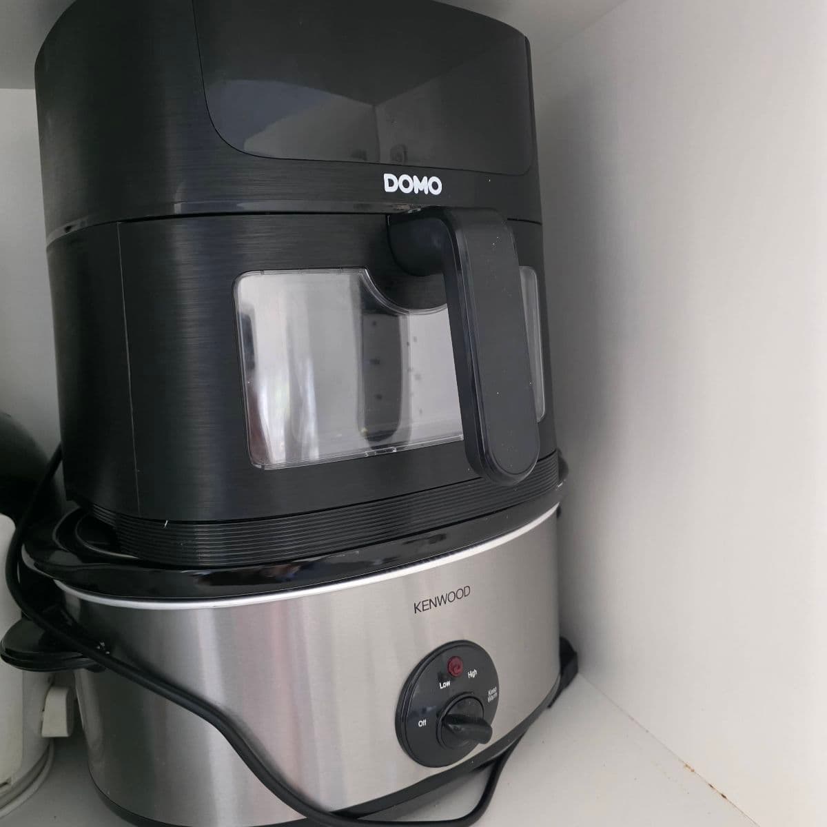 Domo Airfryer með glugga + Kenwood hægeldunarpottur