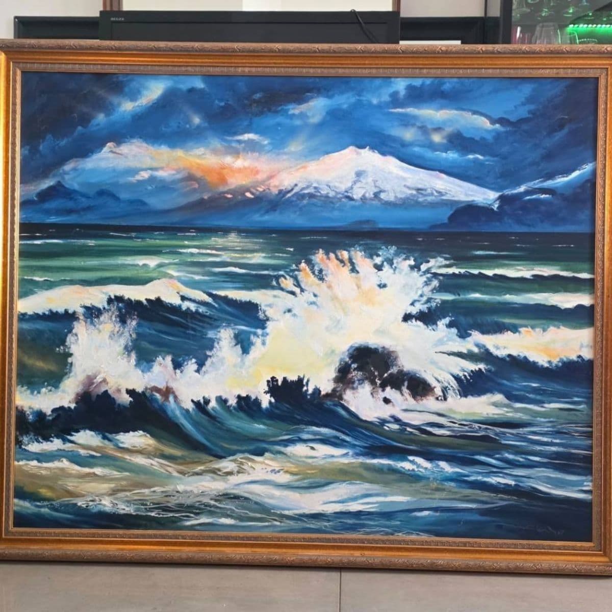 Glæsilegt frumverk af Snæfellsjökli eftir Pierre Alain Barichon (2007)🌊