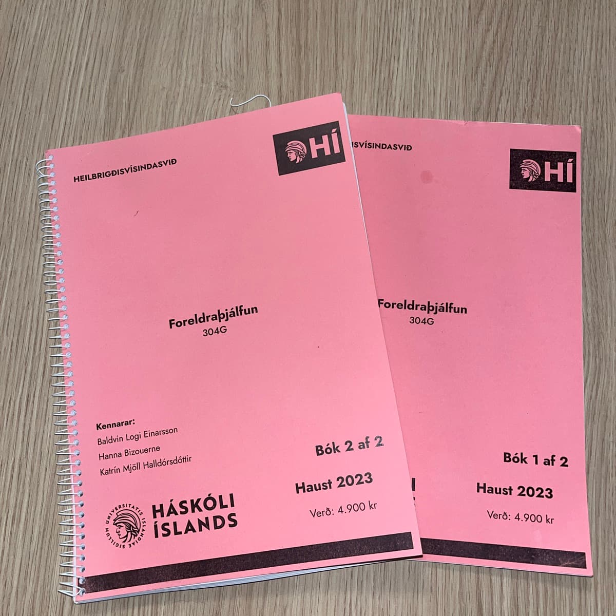 Foreldraþjálfun 304G námsbækur