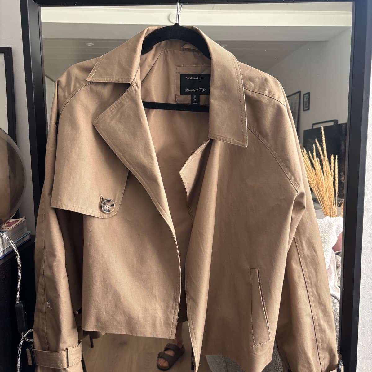 River Island stuttur trench-jakki