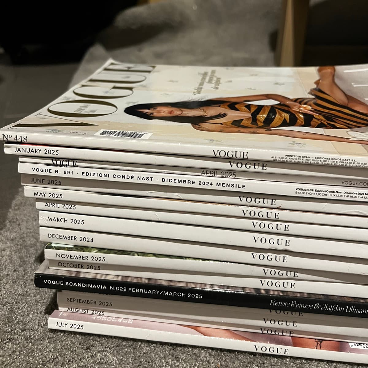 Vogue tímarit, 15 stk