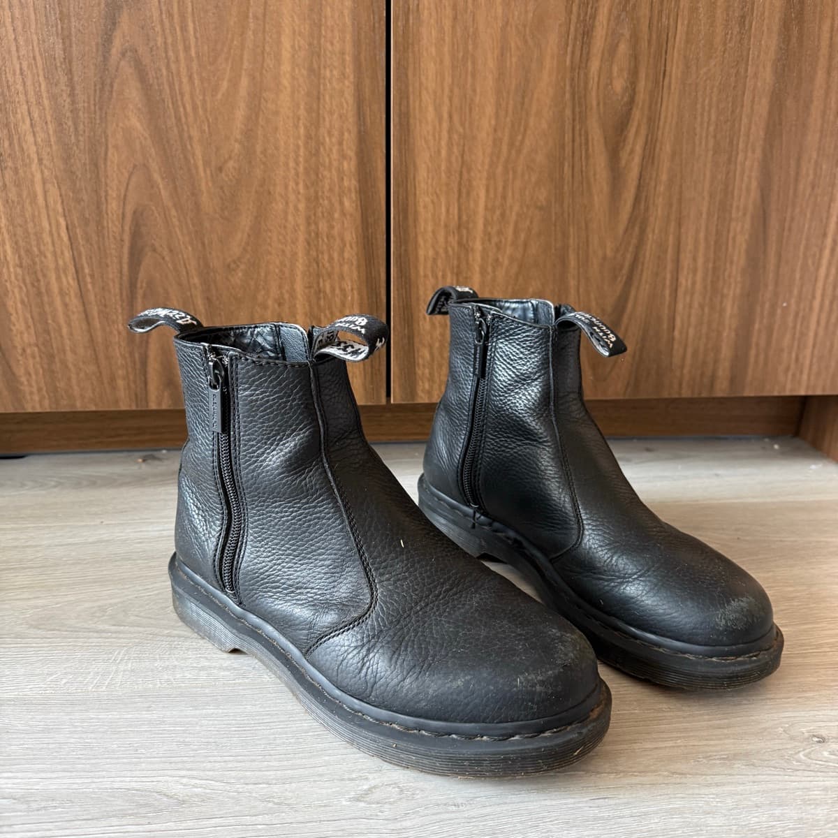 Dr. Martens leðurstígvél