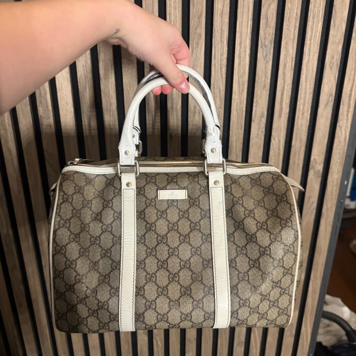 Gucci GG Supreme Boston taska