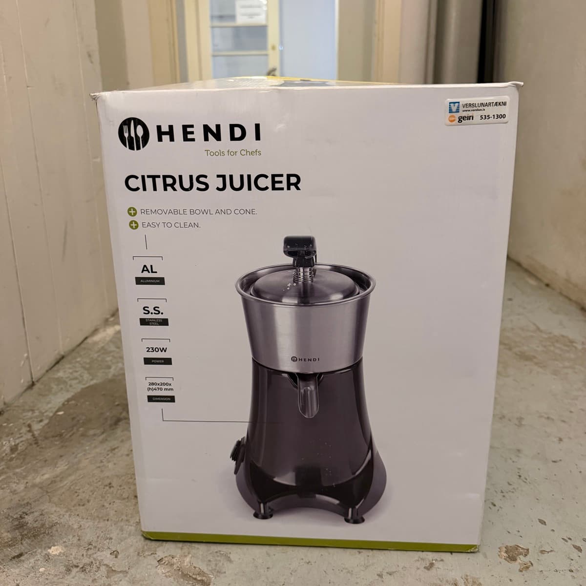 Hendi sítruspressa