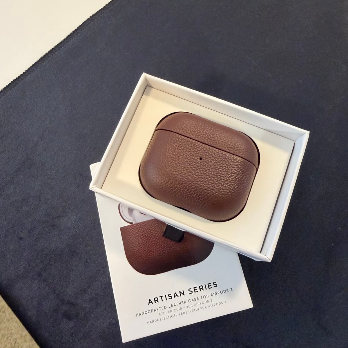 Leðurhulstur fyrir AirPods 3